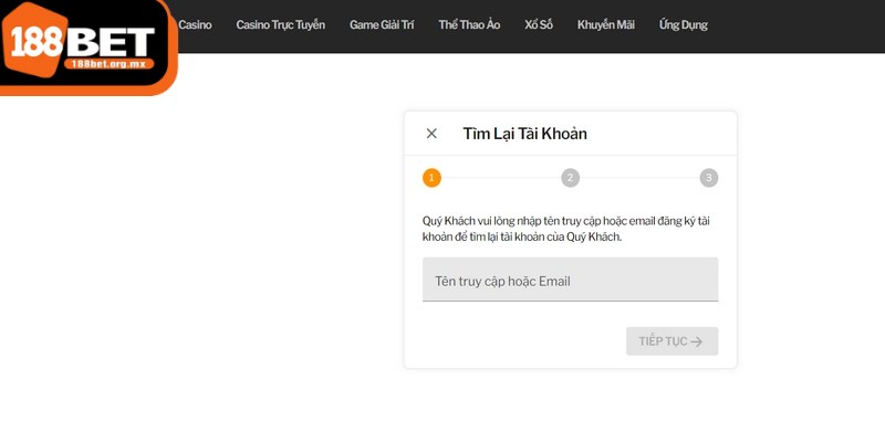 Đăng nhập 188BET không tốn nhiều thời gian của anh em 