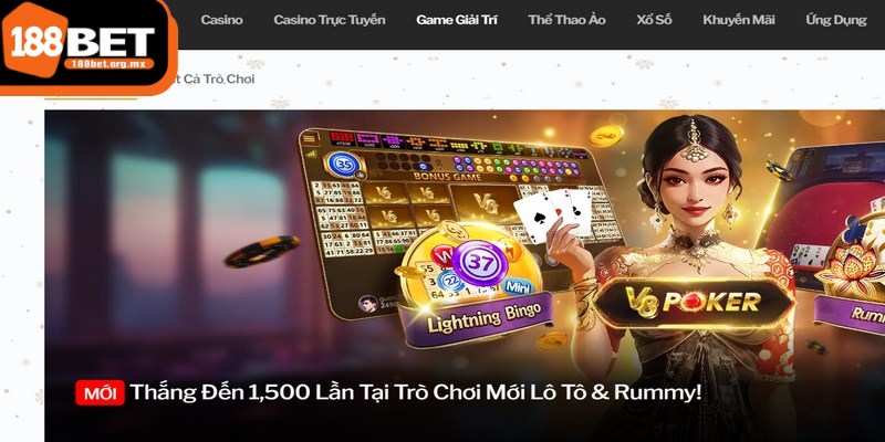 Game bài 188BET là một trong những sảnh chơi được yêu thích nhất 