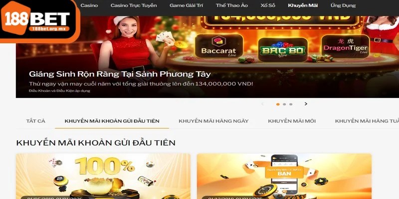 Chương trình “Nạp đầu 188BET tặng 199k” là một cơ hội không thể bỏ lỡ