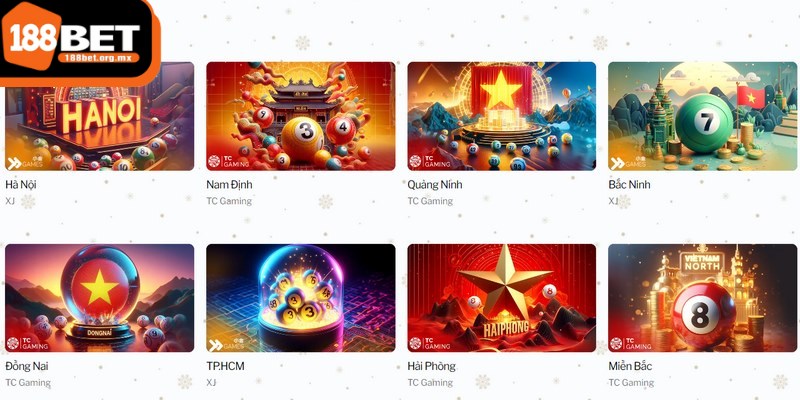 Giới thiệu 188BET hiện cung cấp nhiều loại hình xổ số khác nhau